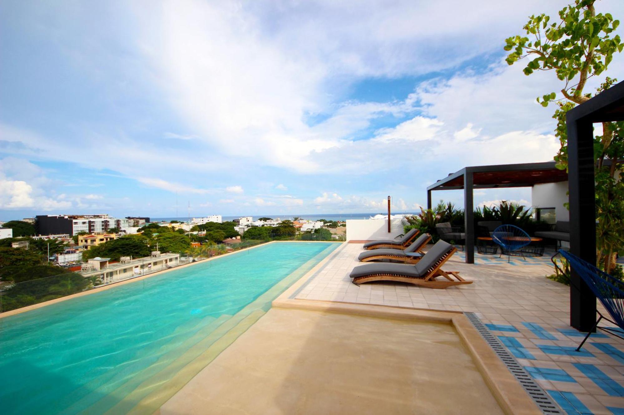 Apartment Near The Beach, Rooftop, Pool, Sea View. Πλάγια Ντελ Κάρμεν Εξωτερικό φωτογραφία